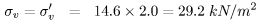 $B&R(Bv=$B&R(Bv'=29.2 kN/m2